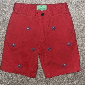 Boys Castaway Nantucket Island embroidered shorts size 4